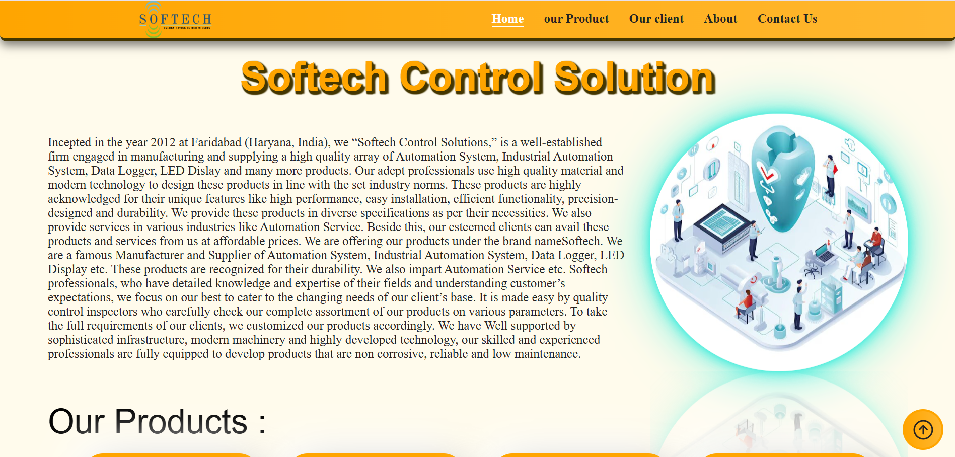 Softech Website Image